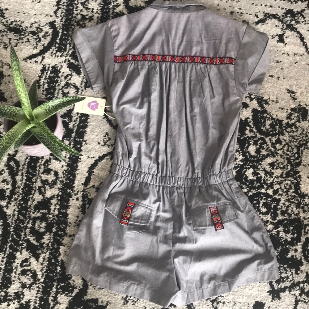 Lucca Couture Denim Romper - Picture 6 of 16